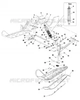 FRONT SUSPENSION AND SKI