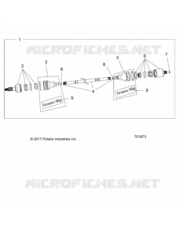 ANTRIEB, REAR HALF SHAFT