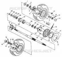 HECKANTRIEB XPRESS 300 W97CA28C and  XPRESS 400L W97CA38C (4939603960C011)