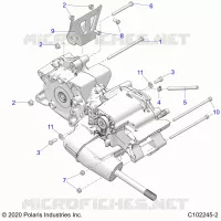 ANTRIEB, MAIN GEARCASE MOUNTING