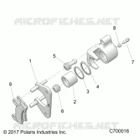 HINTERBREMSE CALIPER