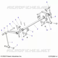 SUSPENSION, FRONT STABILISATORSTANGE