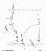 SITZ BELT MOUNTING, FRONT