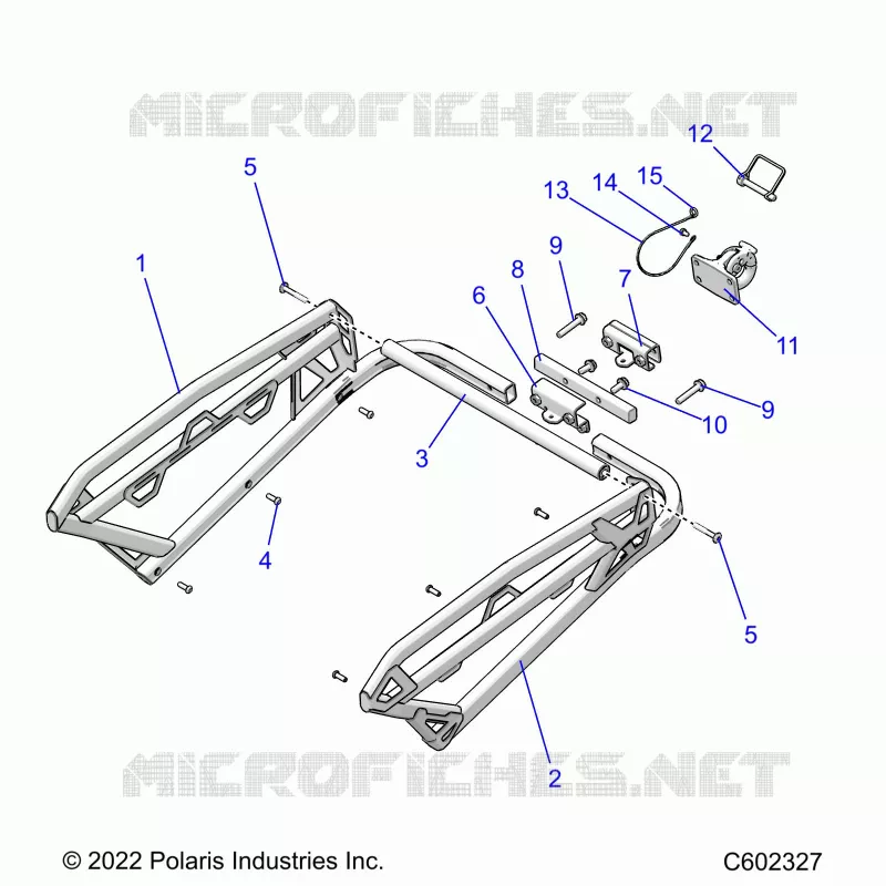 CHASSIS, REAR RACK AND HITCH