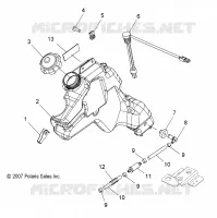 MOTOR, ÖLTANK