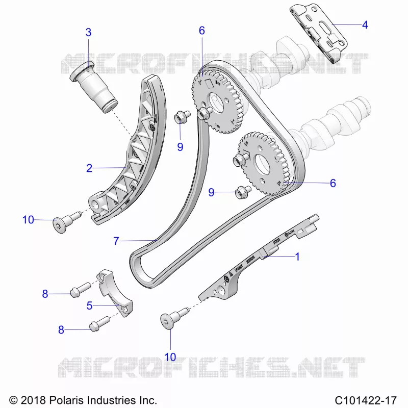 CAM CHAIN AND SPROCKET