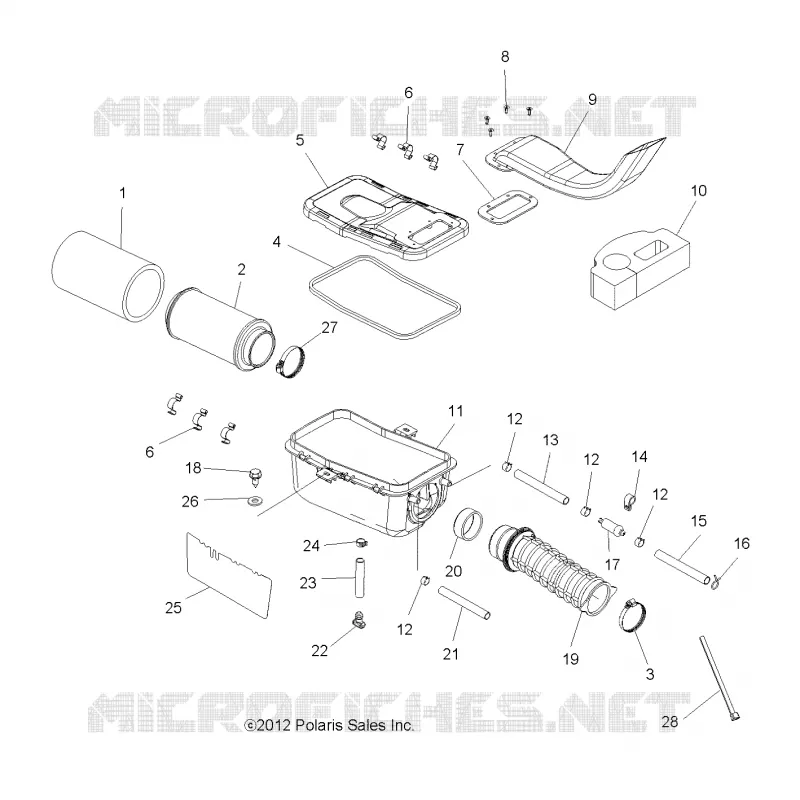 MOTOR, LUFTEINLASS SYSTEM