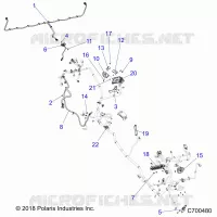 KABELSTRANG COMPONANTS- R19RSU99/A/B (C700480)