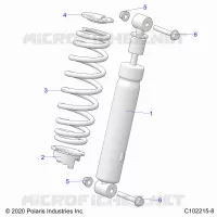 SUSPENSION, FRONT SHOCK