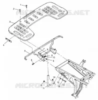 HINTER RACK MOUNTING XPLORER 300 W969130 (4935903590A007)