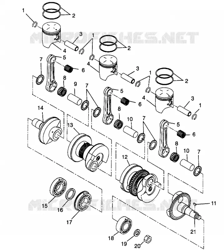 KOLBEN   KURBELWELLE ULTRA SP 0970678 (4938093809C008)