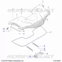 BODY, FRONT STORAGE