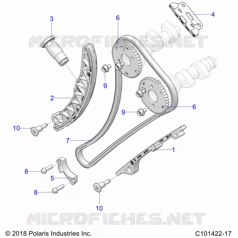 CAM CHAIN AND SPROCKET