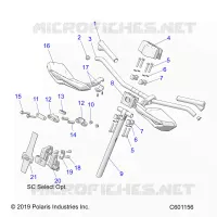 UPPER LENKEN &amp; HANDLEBAR ASM.