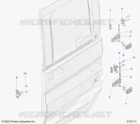 DOORS MOUNTING, REAR