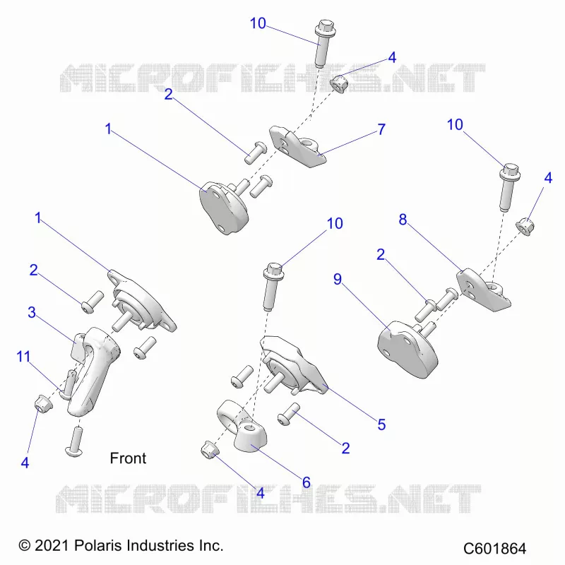 MOTOR, MOUNTING & LONG BLOCK