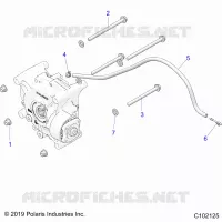 ANTRIEB, GEARCASE MOUNTING, REAR