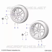 RADS, FRONT AND REAR (SL MODELS)