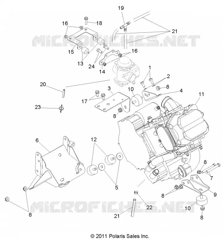 MOTOR, MOUNTING