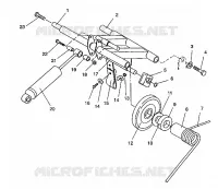 HINTER Drehmomentarm Storm/0932770 and Storm SKS/0932570 (4923032303022A)