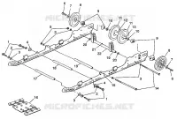 SUSPENSION 600 XCR 0975677, 600 XCR SE H975677 AND EUROPEAN 600 XCR SE E975 (4937963796B011)
