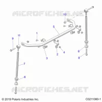 SUSPENSION, STABILISATORSTANGE