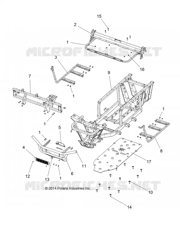 CHASSIS, RAHMEN AND FRONT BUMPER