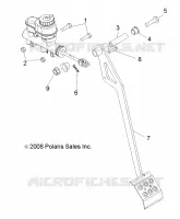 BREMSES, PEDAL AND MASTER CYLINDER MOUNTING