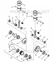 KOLBEN   KURBELWELLE WIDETRAK LX 0942064 (49250425040032)