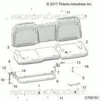 SITZ ASM. REAR