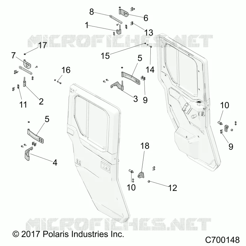 DOORS, REAR, FULL, MOUNTING