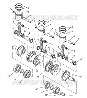 KOLBEN   KURBELWELLE STORM/0932770 AND STORM SKS/0932570 (4923032303031A)