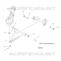 SUSPENSION, A-ARM AND STREBE MOUNTING
