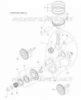 MOTOR, KURBELWELLE AND KOLBEN