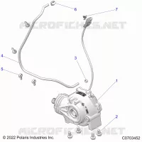 ANTRIEB, FRONT GEARCASE MOUNTING