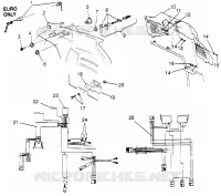 Konsolen   KABELSTRANG 600 XCR SP 0965677 and EUROPEAN 600 XCR SP E965677 (4932063206A011)