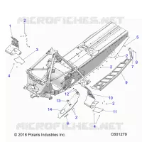 CHASSIS, CLUTCH GUARD/FOOTRESTS/RUNNING BOARDS