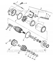 ANLASSER ASSEMBLY SL 650 / B934058 (4924732473028A)