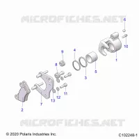 BRAKES, BRAKE BREMSZANGE VORNE