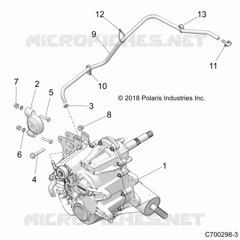 ANTRIEB, MAIN GEARCASE MOUNTING