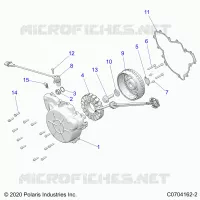 ENGINE, STATOR AND FLYRAD