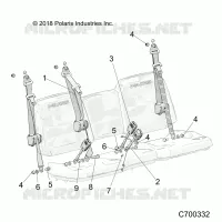 SITZ BELT AND MOUNTING