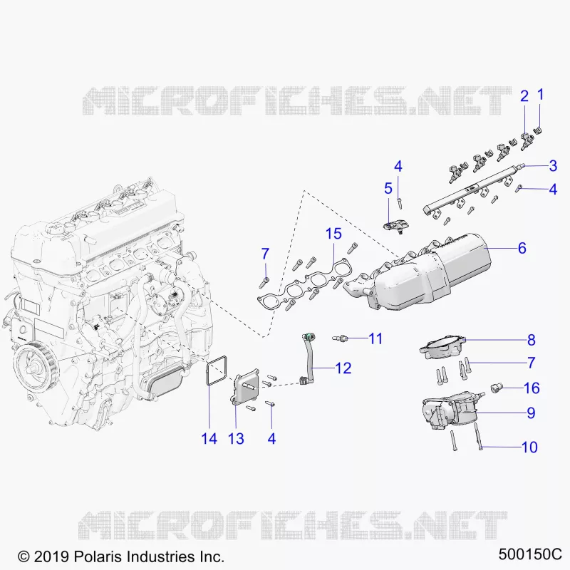 AUFNAHME MANIFOLD AND FUEL RAIL