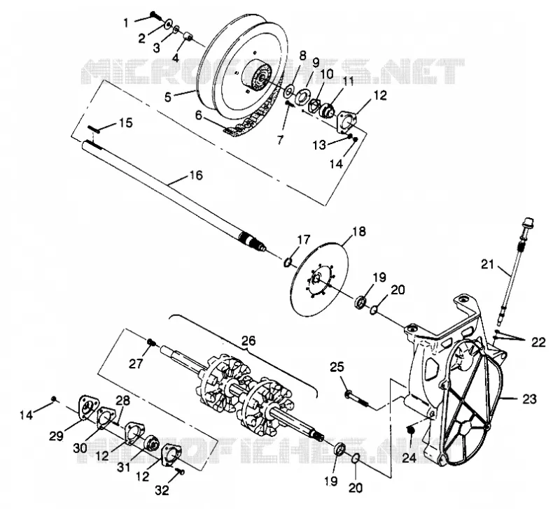 ANTRIEB  500 EFI 0973774 (4938423842B008)