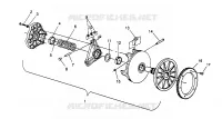 Antriebskupplung LITE 0963433, EURO LITE E963433 and LITE DELUXE 0963431 (4931663166B012)