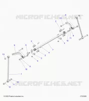 SUSPENSION, REAR STABILISATORSTANGE