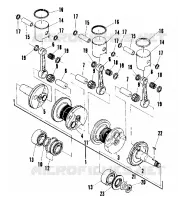 PISTON AND KURBELWELLE (600 AND 600 LE) (4910941094036A)