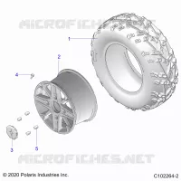 RADS, REAR TIRE