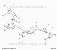 SUSPENSION, REAR, STABILISATORSTANGE