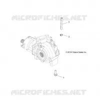 DRIVE TRAIN, GEARCASE MOUNTING, FRONT